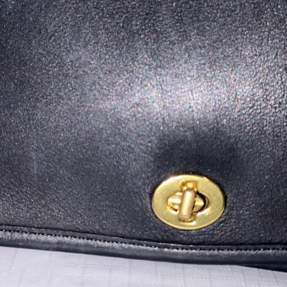 Vintage Coach Black Pocket Purse 9755 - Picture 7 of 15